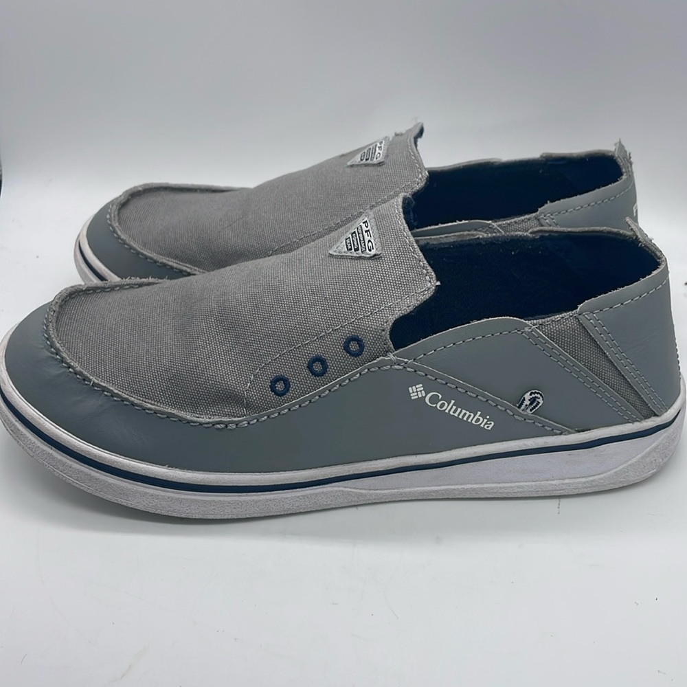 Columbia PFG Boat Shoes Sz 6 women’s grey non-marking Omni grip - Picture 1 of 12